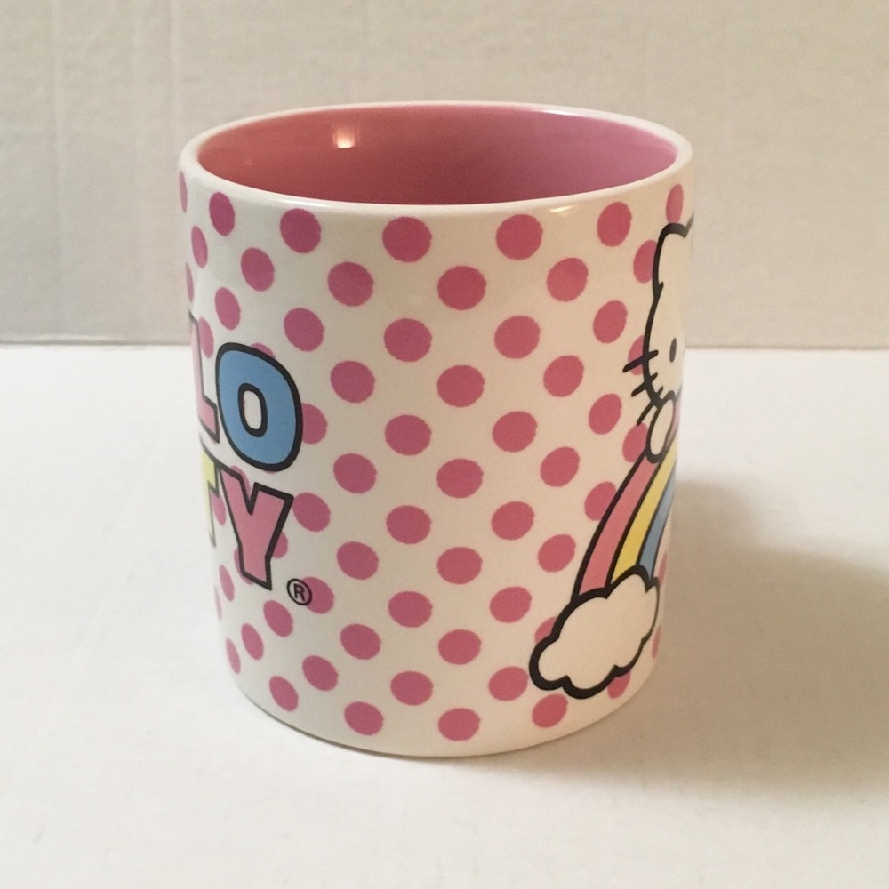 Hello Kitty Bow Handle 20oz Ceramic Coffee Tea Mug - Picture 3 of 6